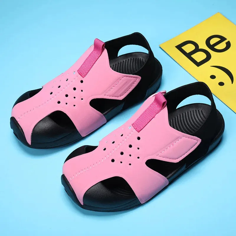 Candy-colored Hollow-out Fashion Sandals for Kids