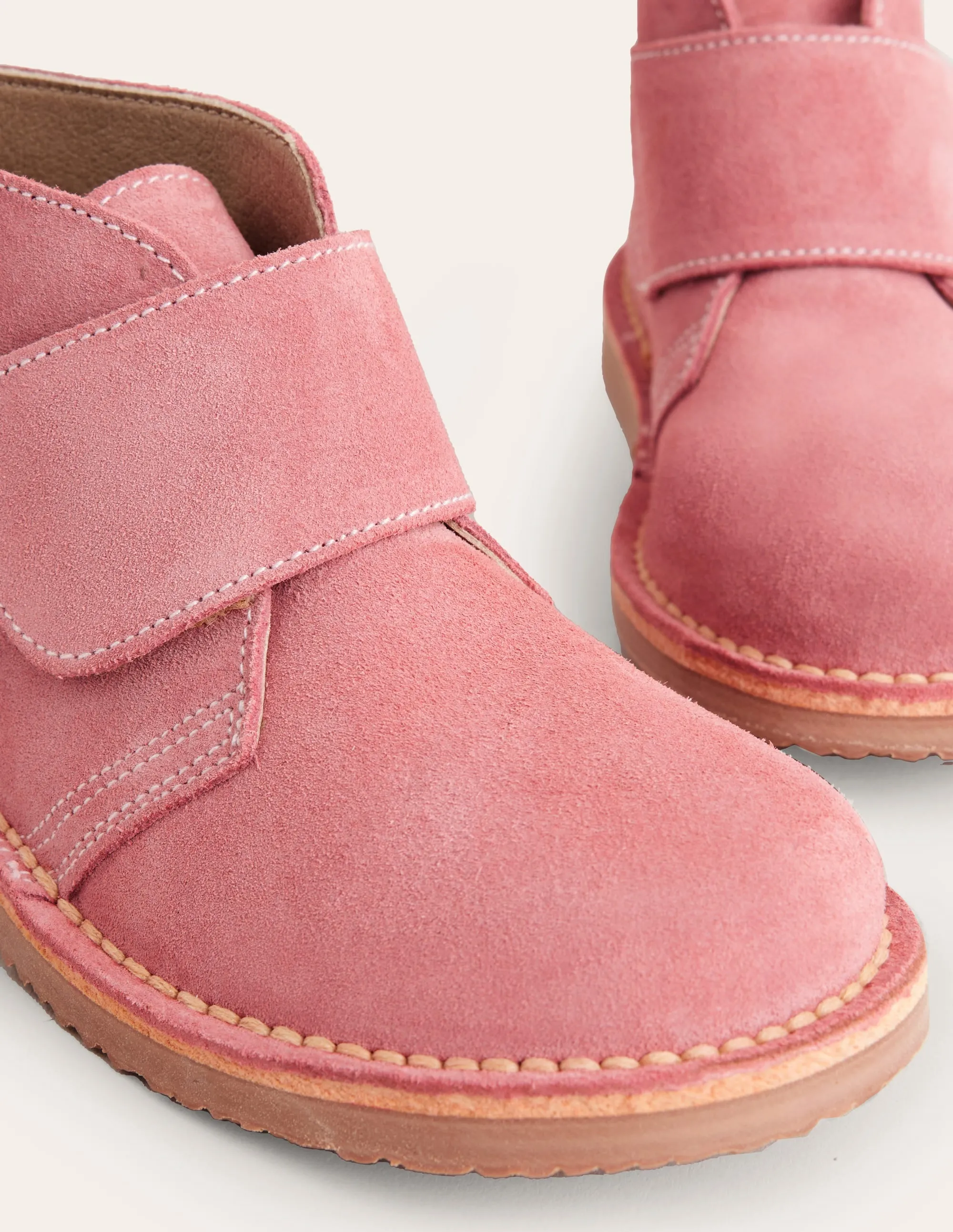 Suede Desert Boot-Pink